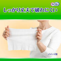 【おしりふき】ライフリー　らくらくおしりふき　やわらか厚手超大判スッキリ　ユニ・チャーム　1セット(60枚入×6パック)