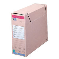 コクヨ　ファイルボックス-FS　＜Fタイプ＞　フタ付き　A4ヨコ　背幅102mm　ピンク　A4-LFFN-P　1冊