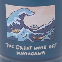 (世界の名作)プラスチックマグカップ 神奈川沖浪裏 LAKOLE/ラコレ