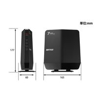 バッファロー 無線LAN親機11be/ax/ac/n/a/g/b 5764+688Mbps WSR6500BE6P/DWH 1個