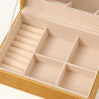 アクセサリー収納BOX イエロー studio CLIP