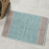 吸水パイルバスマット(HOUSEHOLD GOODS) グリーンブルー studio CLIP