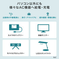 サンワサプライ モバイルバッテリー(20000mAh・AC65W・PD45W) BTL-RDC42 1個