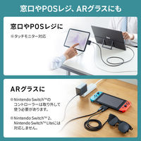 サンワサプライ USB TypeーC 拡張アダプタ(アダプタタイプ・PD対応) AD-ALCCPD01 1個