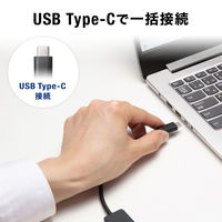 サンワサプライ HDMIポート付 USB TypeーCドッキングハブ USB-5TCHC26BK 1個