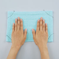 ほつれにくい雑巾 洗濯機対応 使い分けできる カラー アソート 1パック（10枚入）コクヨ