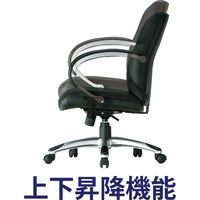 藤沢工業 TOKIO FTXシリーズ マネージャーチェア FTX-7V ブラック 1脚（取寄品）