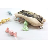 明邦 ねこのプリントリールパスケース キジトラ MEIHO_ME141（直送品）