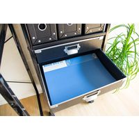 宮武製作所 MOLT（モルト） チェスト 幅390×奥行275×高さ995mm ブラック SH-1226_BK 1個（直送品）