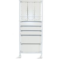 宮武製作所 MOLT（モルト） チェスト 幅390×奥行275×高さ995mm ホワイト SH-1226_WH 1個（直送品）