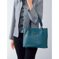 小田清 <ユリ・コジマ>オースト型押し手提げパープル 6687640（直送品）