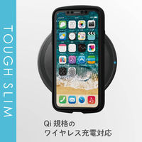 iPhoneXR ケース カバー TPU ポリカーボネート フレームカラー 耐久性 ストラップホール付 ブラック PM-A18CTSLFCBK エレコム 1個