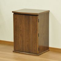 エイ・アイ・エス 仏壇台 音夢（ねむ） 幅500×奥行400×高さ695mm ダークブラウン BUDH-901 DBR 1台（直送品）