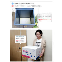 住まいスタイル 宅配ストッカー 幅420×奥行380×高さ630mm ダークグリーン DSTK420-DGN 1台（直送品）