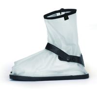 アントレックス A/D2 シューズレインカバー PVC L ブラック/クリア 128039（直送品）