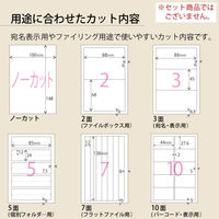 コクヨ はがきサイズで使い切りやすいラベル 宛名・表示用 KPC-PS031-100 1袋(100シート入)