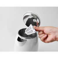 ドリテック 電気ケトル「リコリス」0.8L ホワイト PO-151WT 1台