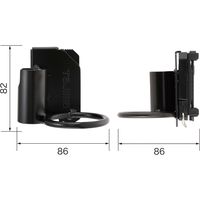 TJMデザイン 着脱式工具ホルダースチール ハンマー×Sバール SFKHI-HSB 1個