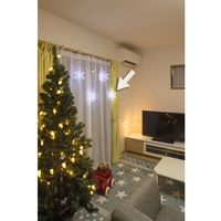 タカショー ローボルト iSparkle カーテン 2D スノーフレーク W&B LIP-C2DSFWB（直送品）