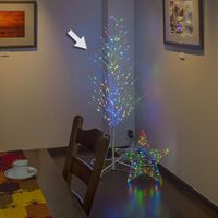 タカショー ローボルト iSparkle ツリー 244球 CG&M LIP-T244CM（直送品）