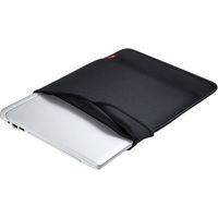 サンワサプライ PCインナーバッグ 封筒型 15インチワイド対応 ブラック IN-WETSL15BK 1個