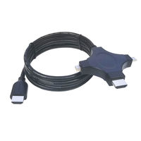 【アウトレット】Vodaview　3in1HDMIケーブル　HDMI[オス]-USB(Type-C)/miniDP　3m　VV-UCMDPHD-HD030