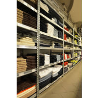 メタルシステム スチールラック 収納 シェルフ 棚 幅97.7x高さ210.4x奥行40.0 6段 MS9216d4 1セット（直送品）