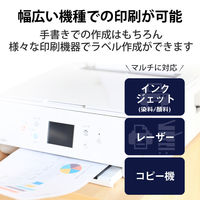 エレコム FBA対応出品者向け商品ラベル/再剥離可能/24面付/100枚 EDT-FBA24100 1個（直送品）