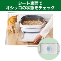 システムトイレ用 猫砂 実感消臭シート 20枚入 5個 エステー
