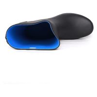 ZIPLOA HB-932 ショート ラバーブーツ 24.5  ブラック コーコス信岡 1足（直送品）