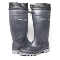 ZIPLOA HB-880 カバー付きＰＶＣブーツ LL    チャコール コーコス信岡 1足（直送品）