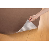 サンコー ゲーミングチェアマット 160×90cm 1枚 ロング 大 ずれない デスク 洗える おくだけ吸着 ブラウン KX-57