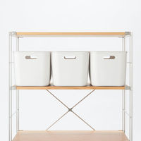 無印良品 やわらかポリエチレンケース 大 約幅25.5×奥行36×高さ24cm 良品計画（わけあり品）