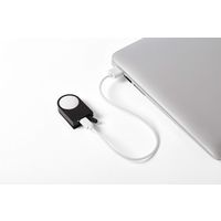 LEXON クリップライト ミニ 充電式 IPX4 点灯点滅 LUCIE ウェアラブルLEDクリップ ブラック LL121N 1個