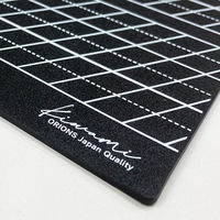 共栄プラスチック Kiwami ライティングマット下敷 A4+ リバーシブル 黒 WMSL-A4-BL 1枚