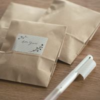 フィルム付箋 リトロ PATTERN ボタニカル 2本 LT1001 カンミ堂