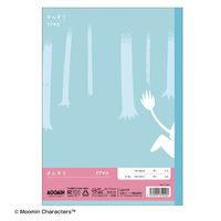 学習帳　さんすう　セミB5　ムーミン　17マス　2冊　LU117　日本ノート