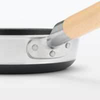 無印良品 焼き面が広い こびりつきにくいフライパン 浅型 IH対応 約直径20cm 良品計画