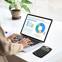 アスカ 軽減税率電卓 抗菌タイプ ブラック C1250BK 1セット(1個×2)