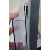 常磐精工 パンフレットケーススタンド看板 Uタイプ B2片面 ウエイトアーム・水タンクセット PCSKU-B2K-3SET 1セット（直送品）