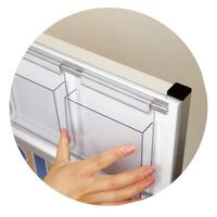 常磐精工 ポスターグリップスタンド看板パンフレットケース付(屋内用) A1片面シルバー ウエイトアーム・水タンクセット（直送品）