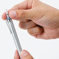 トンボ鉛筆 シャープペンシル モノグラフファイン 0.5mm シルバー DPA-112A 1セット（5本）