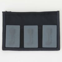 無印良品 ポリエステル 母子手帳ケース 大 ネイビー 約24×17cm 良品計画