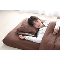 アイリスオーヤマ 布団10点セット マットレス付き シングル S 組みふとん 寝具 介護 仮眠室 防災 枕 布団カバー KFS-R-M10S ブラウン