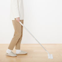 無印良品 ヘッドが付け替えられる フローリングワイパー 約幅25×奥行10×高さ16cm 良品計画