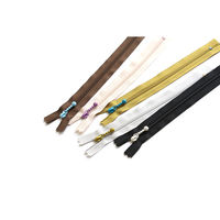 YKK Y.K.K　ポーチ用ファスナー　シックカラー　20cm　5色セット　3CF20-COMIX-1　5本入/5袋セット（直送品）