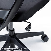 【アウトレット】サンワサプライ 海洋プラスチックメッシュチェア ブラック SNC-E11BK 1脚（直送品）