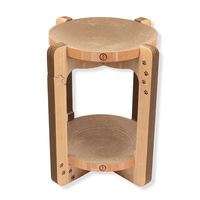 猫壱 バリバリボウルタワー XL ライトブラウン 1個 爪とぎ