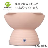 ねこ脚付き フードボウル ペット用 みやわん ホワイト 宮本産業