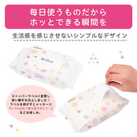 ピジョン おしりナップ オイル配合 なめらか厚手仕上げ 詰め替え 1パック（64枚入×6コ）